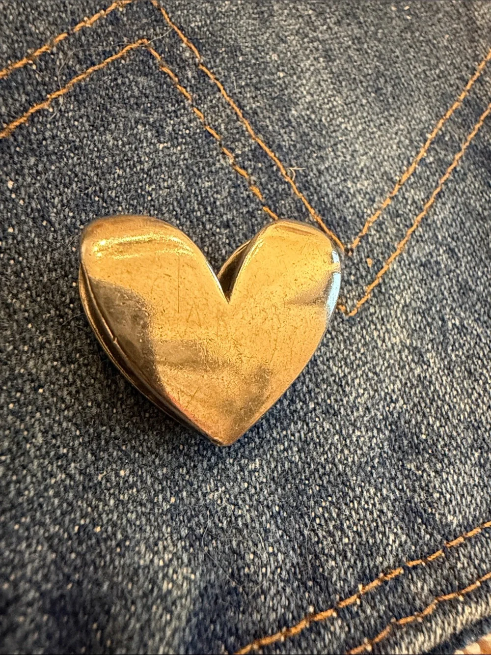 James Avery heart slide pendant.  Retired